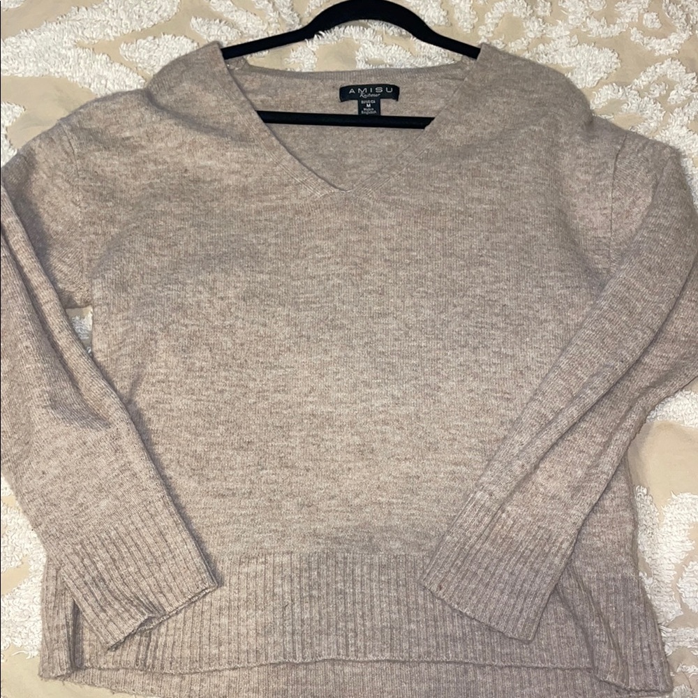 A. Byer Beige Knit Sweater